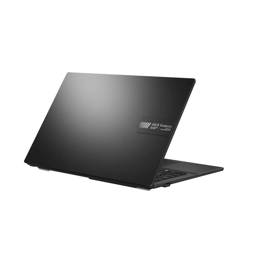 ASUS E1504FA 15.6 inch FHD Ryzen laptop black rear view