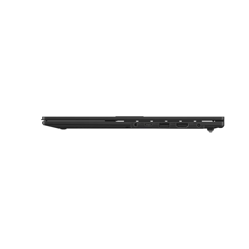 ASUS E1504FA 15.6 inch FHD Ryzen laptop black right profile view of ports