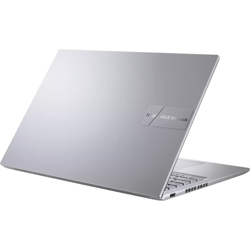 ASUS Vivobook 16 M1605NAQ Ryzen silver 16" WUXGA Laptop rear view. 