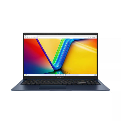 ASUS Vivobook X1504 15.6 inch FHD Intel laptop blue front view