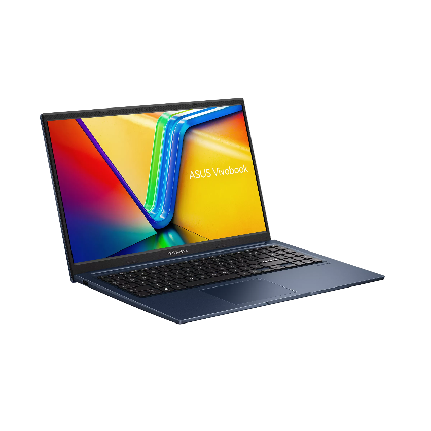 ASUS Vivobook X1504 15.6 inch FHD Intel laptop blue angled left side view