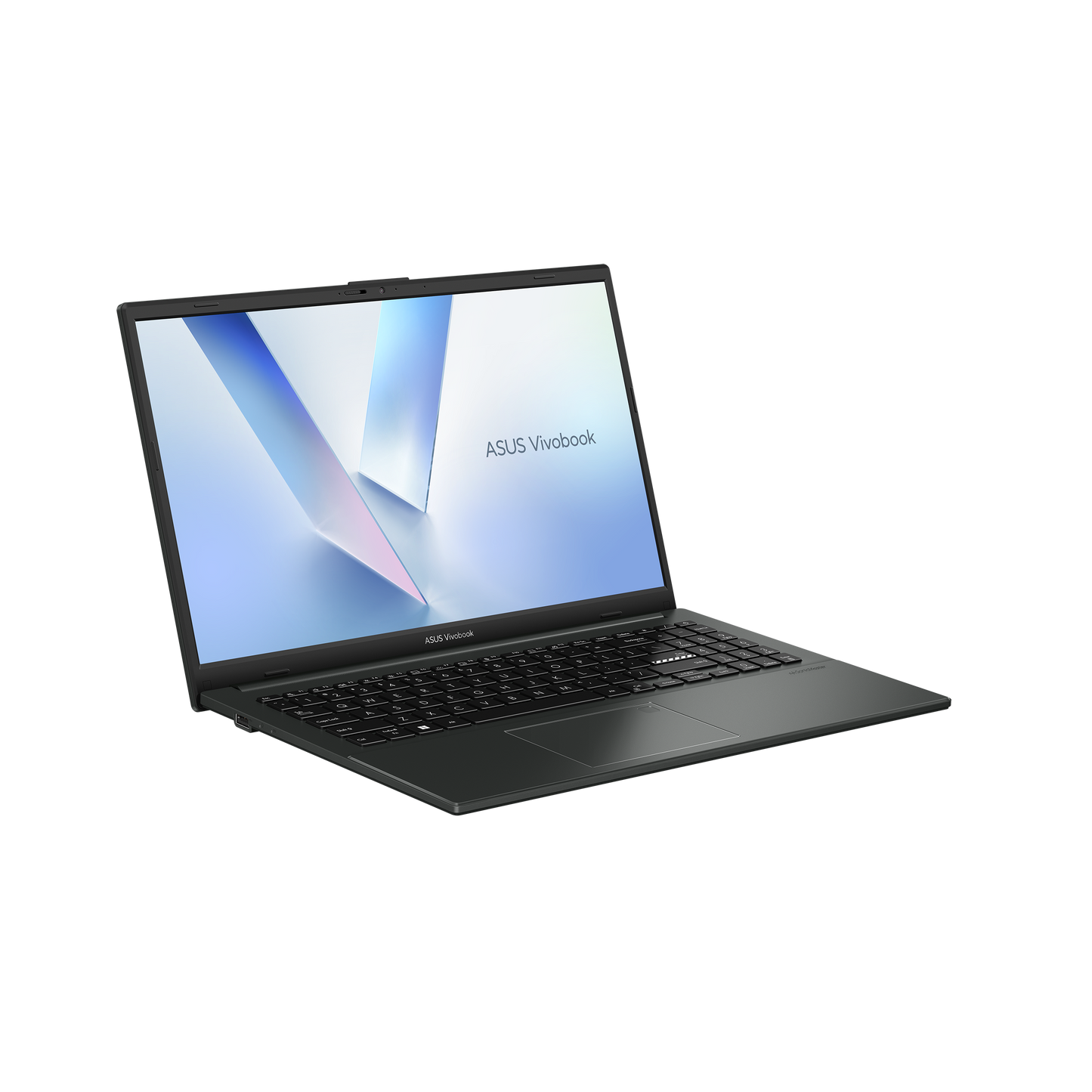 Black ASUS Vivobook laptop on a white background