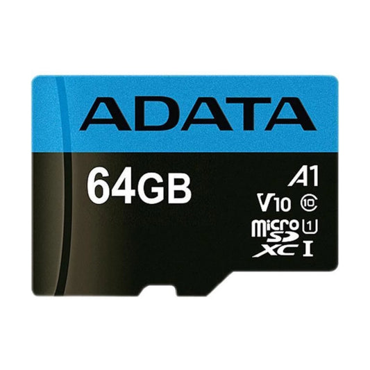 ADATA Premier 64GB microSDHC Memory Card, Class 10, UHS-I, A1, 85MB/s Read