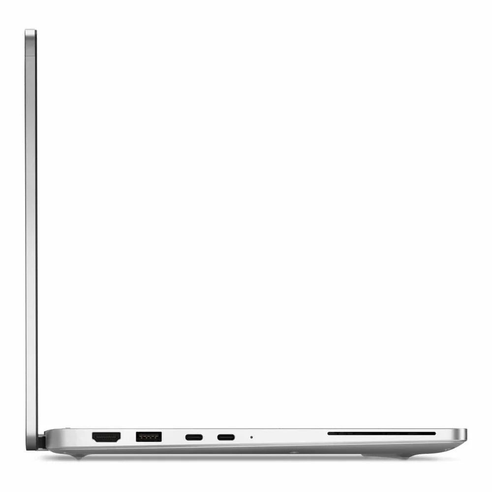 Left side view of the Dell Pro 13 Plus 2-in-1 laptop showing the HDMI, USB and 2x USB-C Ports