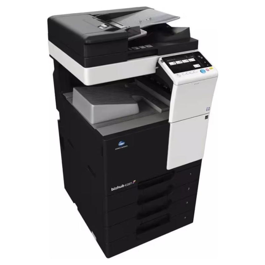 Refurbished Konica Minolta Bizhub C227 A3 Colour Multifunction Laser Printer | Print Copy Scan | Network Ready