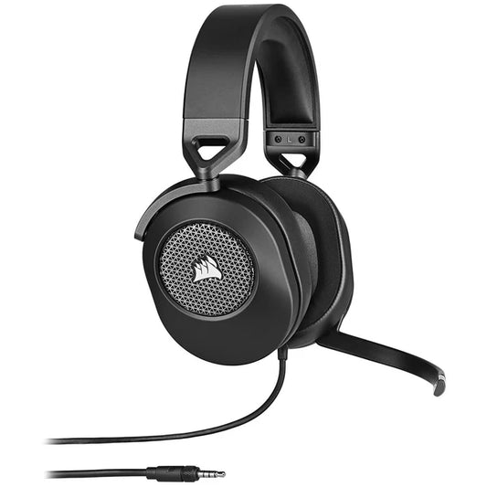 HS65 Premium Carbon Headset; 50mm Audio Drivers; Omnidirectional Mic - Console Ready.