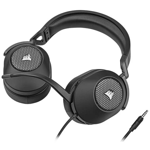 HS65 Premium Carbon Headset; 50mm Audio Drivers; Omnidirectional Mic - Console Ready.