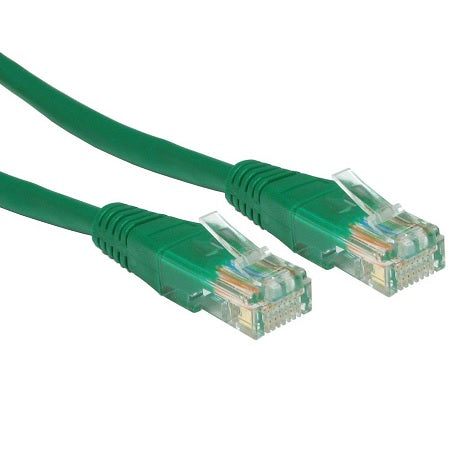 20CM CAT5 PATCH CORD GREEN