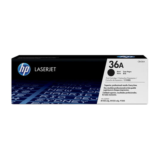 HP CB436A 36A Toner Cartridge 2000 pages - Black For HP P1500/ M1120/ M1522 Printers