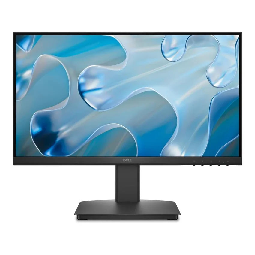Dell SE2225HM 21.5" monitor with a blue abstract design on the screen against a white background