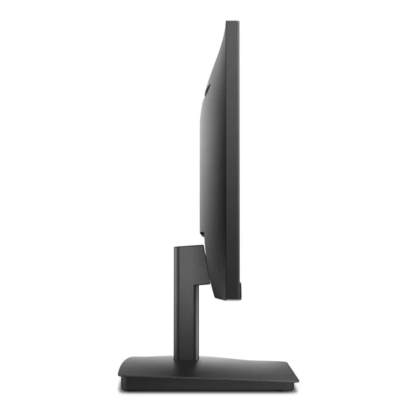 Side view of the Black Dell SE2225HM 21.5" computer monitor on a white background