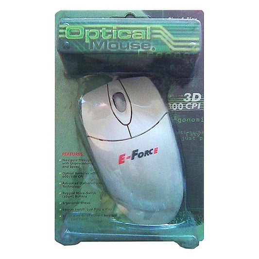 E FORCE OPTICAL MOUSE PS2