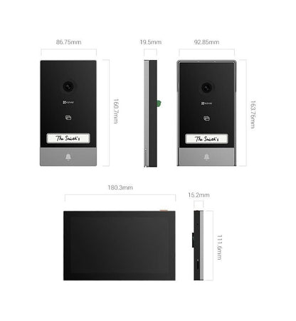 HP7 2K SMART HOME VIDEO DOORPHONE