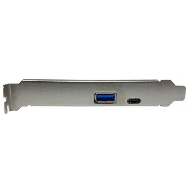 Back panel showing a USB3.0 A port and a USB-C port 
