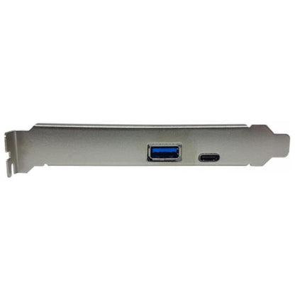 Back panel showing a USB3.0 A port and a USB-C port 