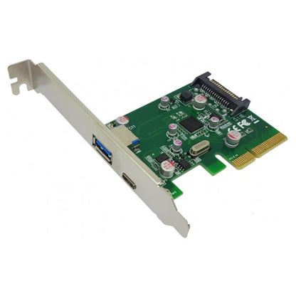 PCI-e USB Port card on a white backround