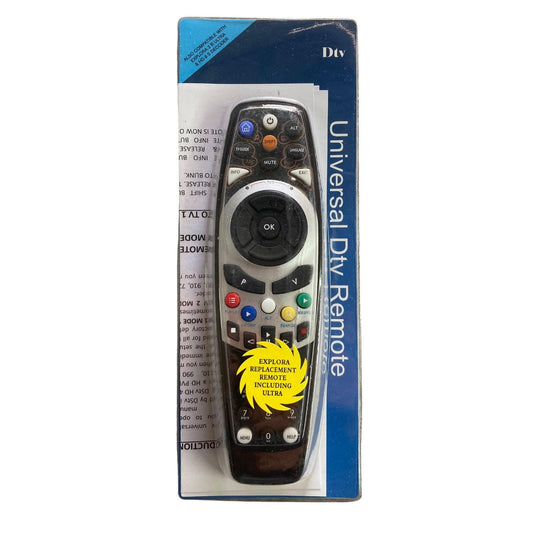 MicroWorld DStv Explora Remote Control - Official Replacement for Explora 1/2/3/4 Decoders