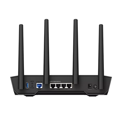 ASUS ROUTER/Gaming/574+3603Mbps/2.4GHz2x2/5GHz3x3/1xWAN/4xLAN/ 1xUSB/AiMesh/AiProtection/VPN/Instant Guard/90IG07Q0-MO3100