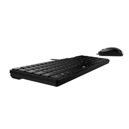 GENIUS Slimstar C126 Wired USB Slim Keyboard & Mouse Combo