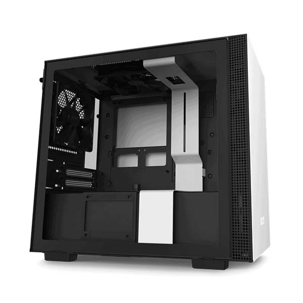H210 WHITE/BLACK MINI-ITX CASE WITH TEMP