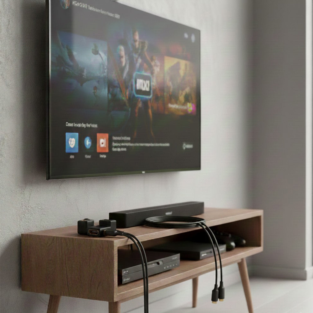 M-Link HDMI Female-to-Female 90° Right-Angle Adapter – HDTV & HDMI Devices 