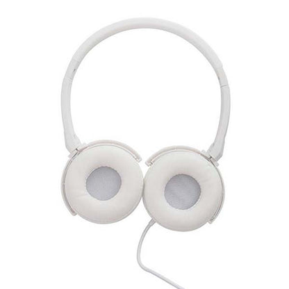 HEADPHONE WITH MIC WHITE AND SILVER
