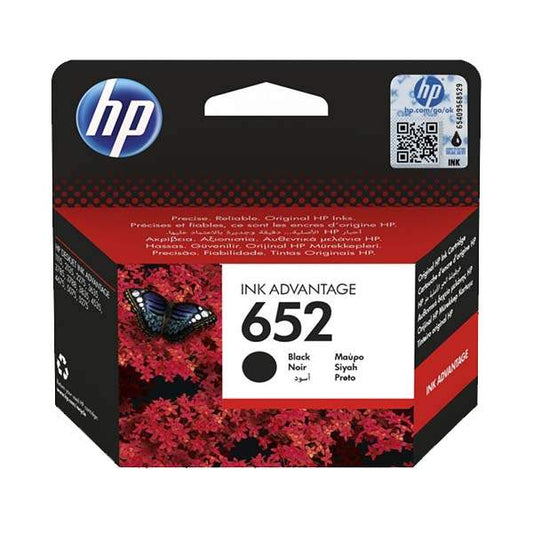 HP 652 Black Original Ink Advantage Cartridge