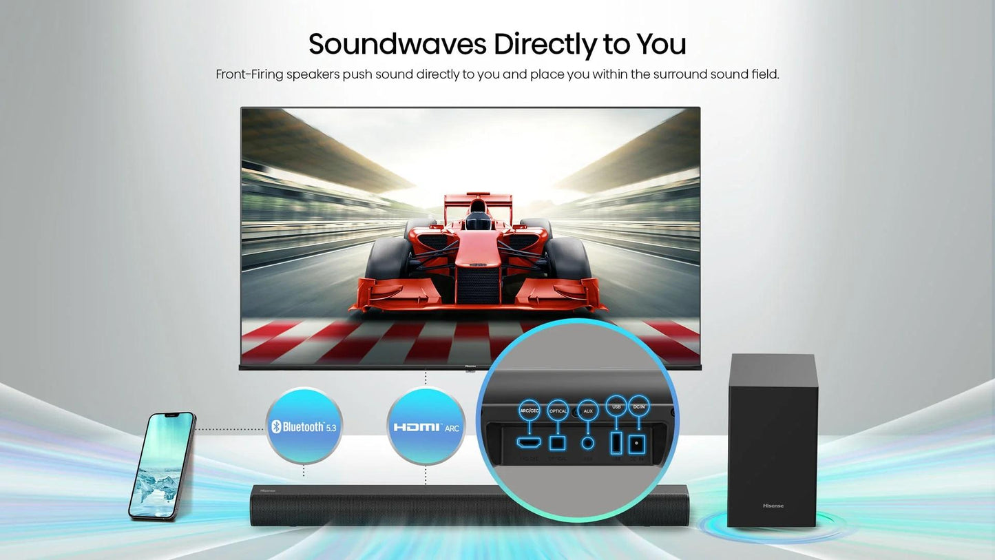 SOUNDBAR 2.1CH, 140W