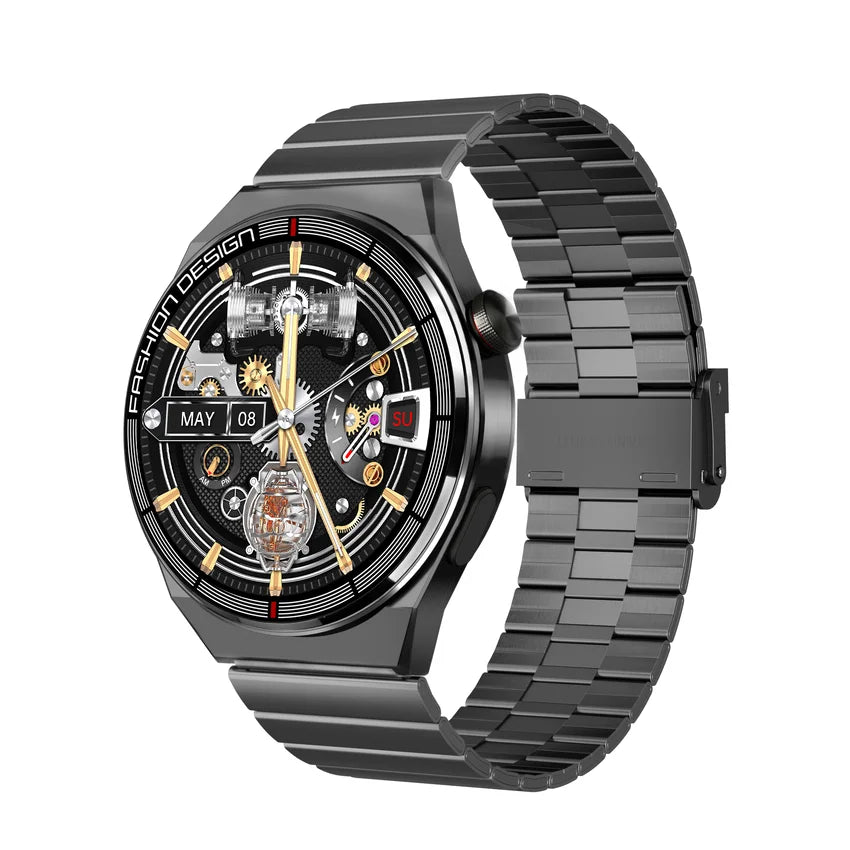 Kalobee H4 Pro Max Smart Watch 1.68" – Bluetooth Call, AMOLED Display, Wireless Charging, Business Watch
