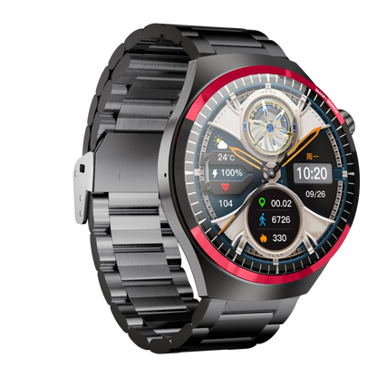 Kalobee SK39 Smartwatch with a metallic band on a white background