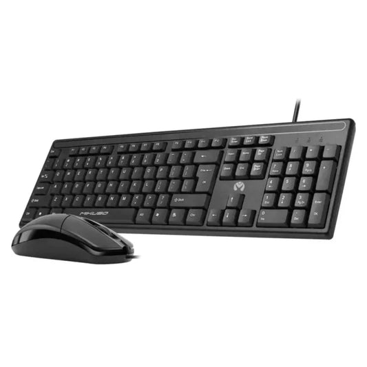 Mikuso KB-C012 Wired Keyboard & Mouse Combo – USB Keyboard and 1200 DPI Optical Mouse