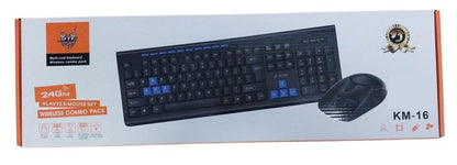WIRELESS KEYBOARD AND MOUSE COMBO