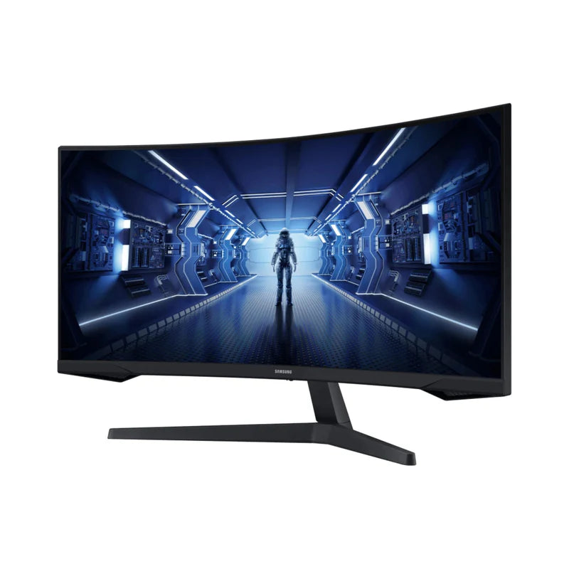 Samsung LC34G55TWW 34'' Odyssey G5 Ultra WQHD Curved Monitor; 21:9; 1000R; 3440X1440 Resolution; Max 165Hz; 2500:1 Static; 1ms (