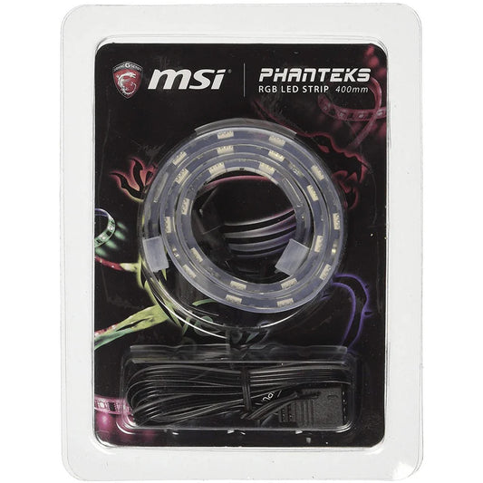 MSI Phanteks RGB LED strip packaging with visible branding on a white background