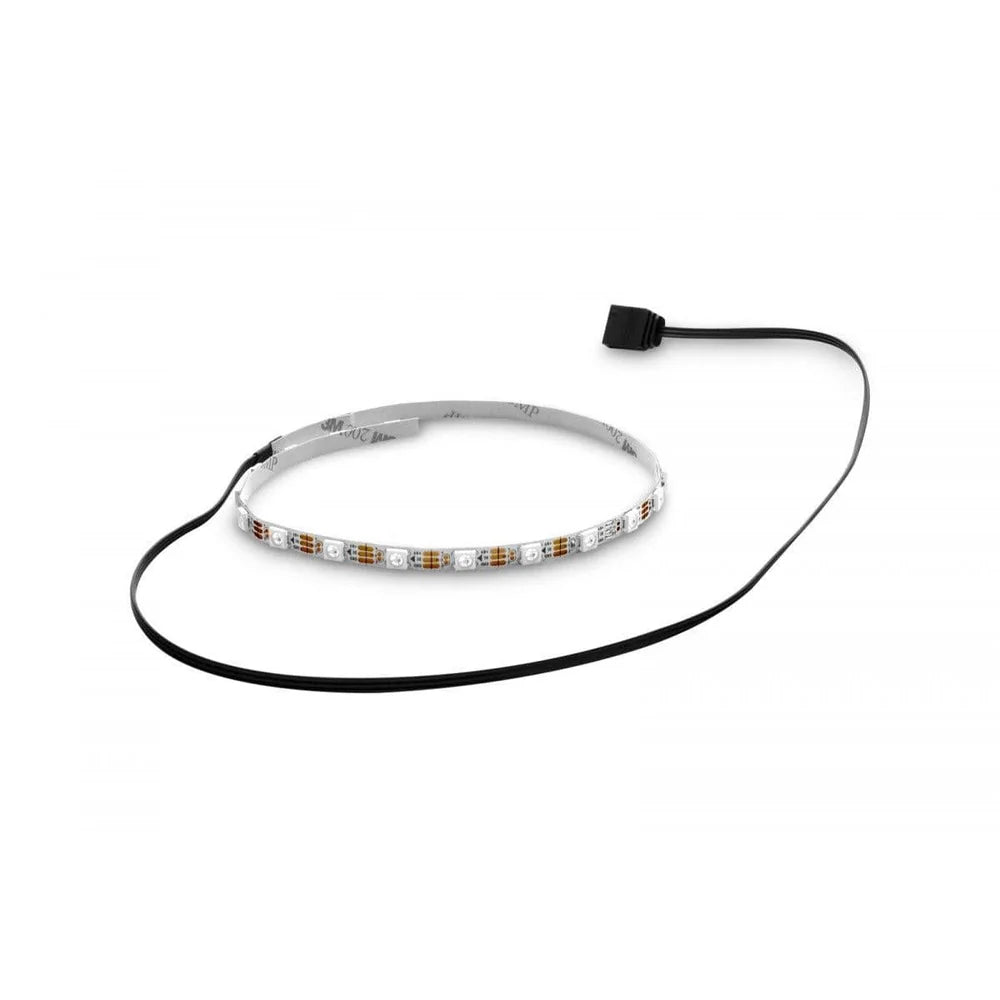 LED strip light on a white background