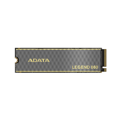 ADATA Legend 860 solid state drive on a transparent background