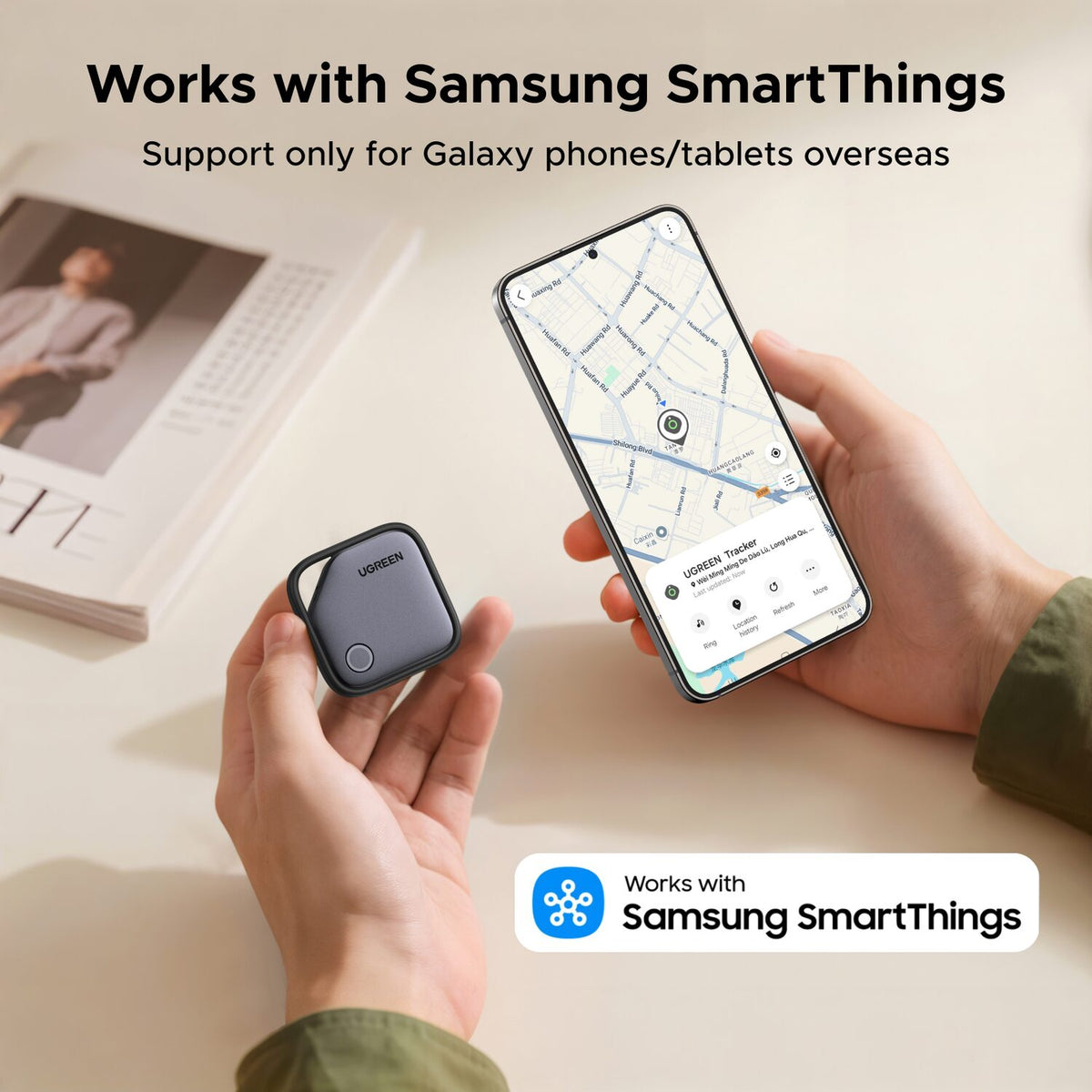 UGREEN Smart Finder Tag Tracker - for Samsung Galaxy Only