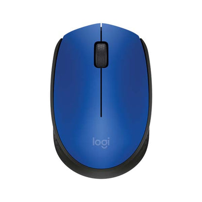 910-004640 - LOGI M171 910-004640  Wireless mouse  (BLUE Nano USB receiver 3 buttons optical .