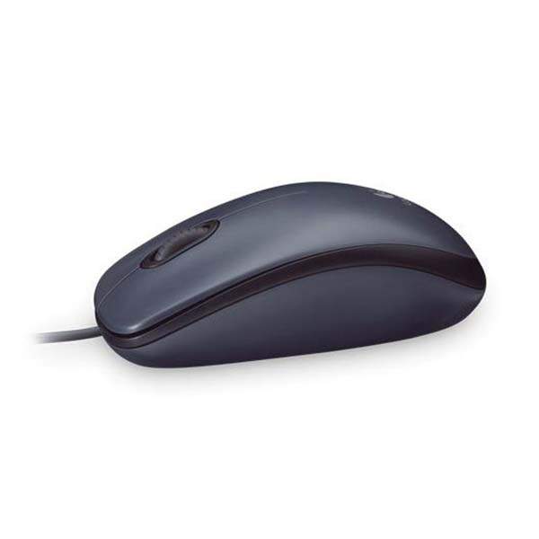 910-001793 - LOGI M90 Corded Mouse  (Black) USB 3 buttons optical tracking with wheel