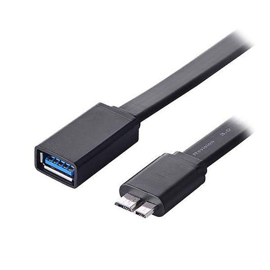 Micro USB 3 Male to USB 3 Female OTG Cable