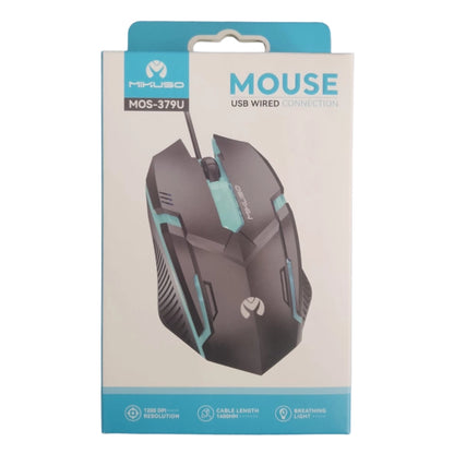 Mikado gaming mouse packaging with product image and branding on a white background