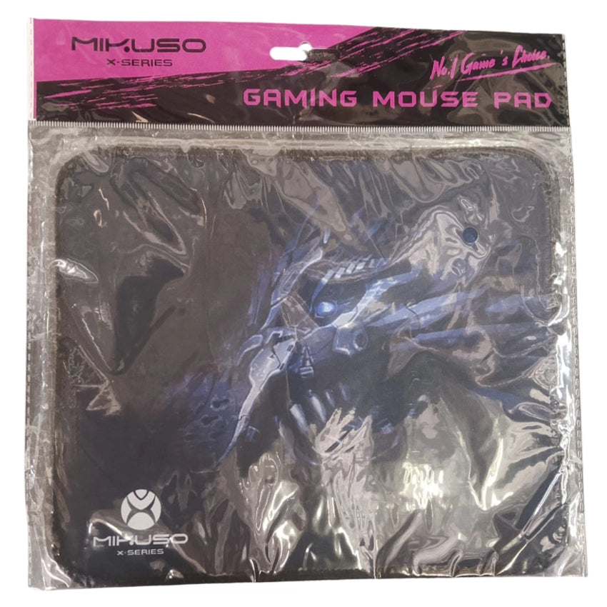 Mikuso X-Series Mousepad 220 x 180mm – Non-Slip Rubber Base, 3mm Thin, Smooth Surface