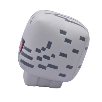 Minecraft Mega Squishme Ghast Gray pixelated character on a white background