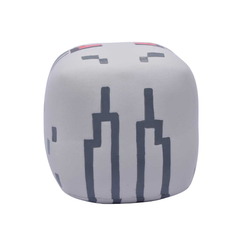 Top view of the grey Minecraft Mega Squishme Ghast 