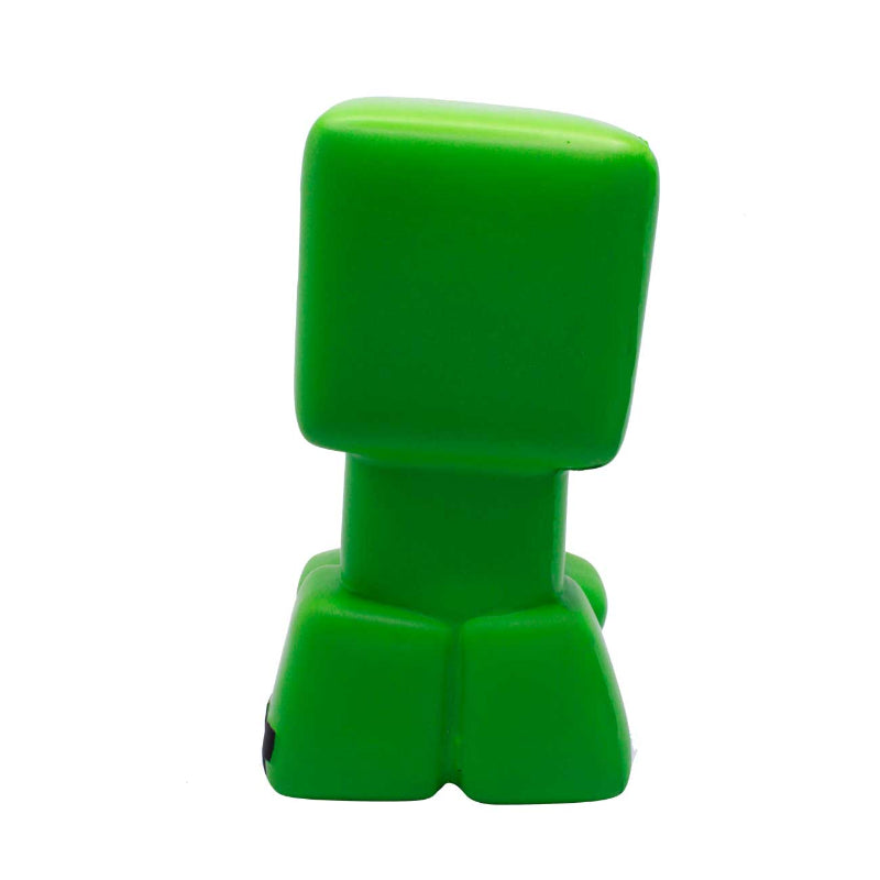 Side view of the Green Minecraft Creeper Mighty Mega Squishme