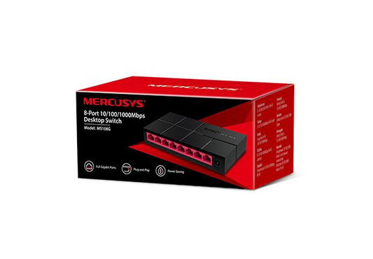 SW:   8 PORT 10/100/1000G