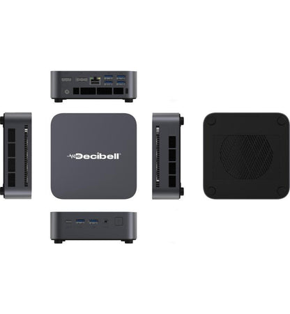Decibell N3ES Mini PC – Model N3ES-R7-7735HS-16/512-PRO | Ryzen 7 7735HS, 16GB RAM, 512GB SSD, Windows 11 Pro
