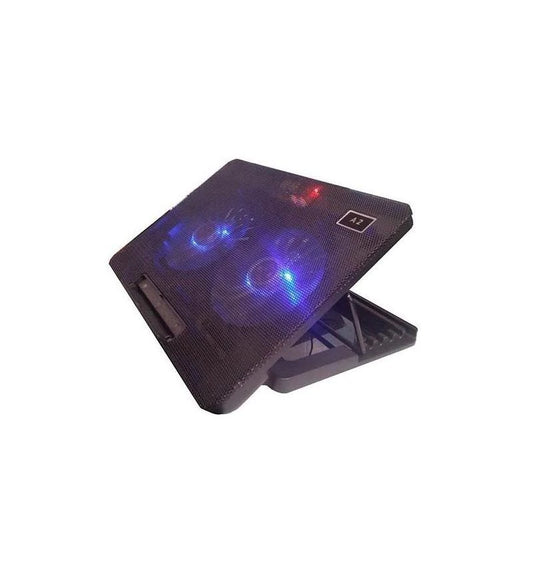 Adjustable 17" Laptop Cooler Pad - Dual 14cm Fans