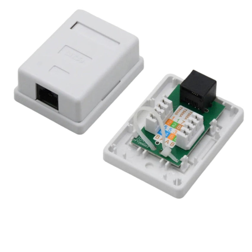 M-Link RJ45 Single Port CAT5e CAT6 Wall Box – Matrix Warehouse ...