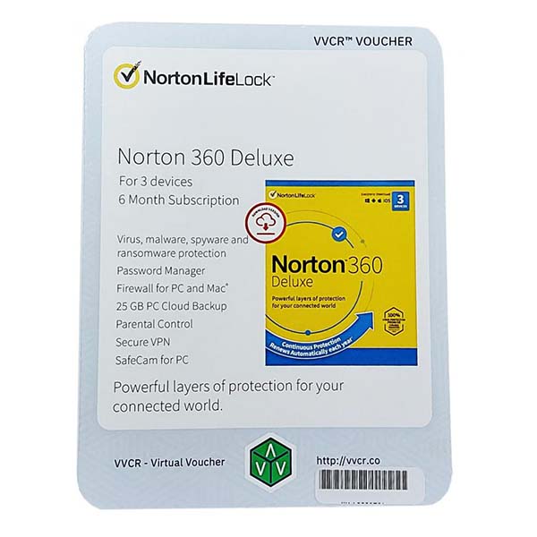 NORTON 360 DELUXE 3DEVICE 6MONTHS